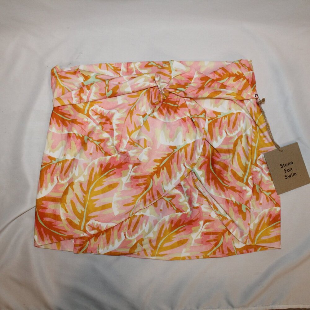 NWT STONE FOX SWIM SELMA SARONG‎ SZ XL HOT TROPIX